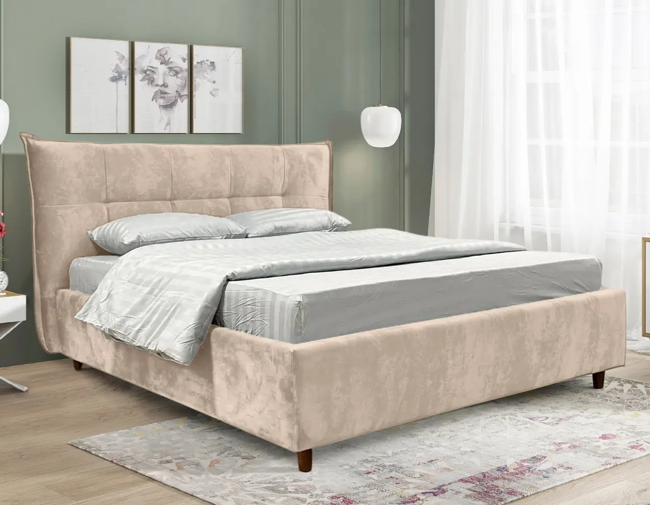 Pat Charmbed Premium Lesley 180x200 Malibu 11 (Beige)