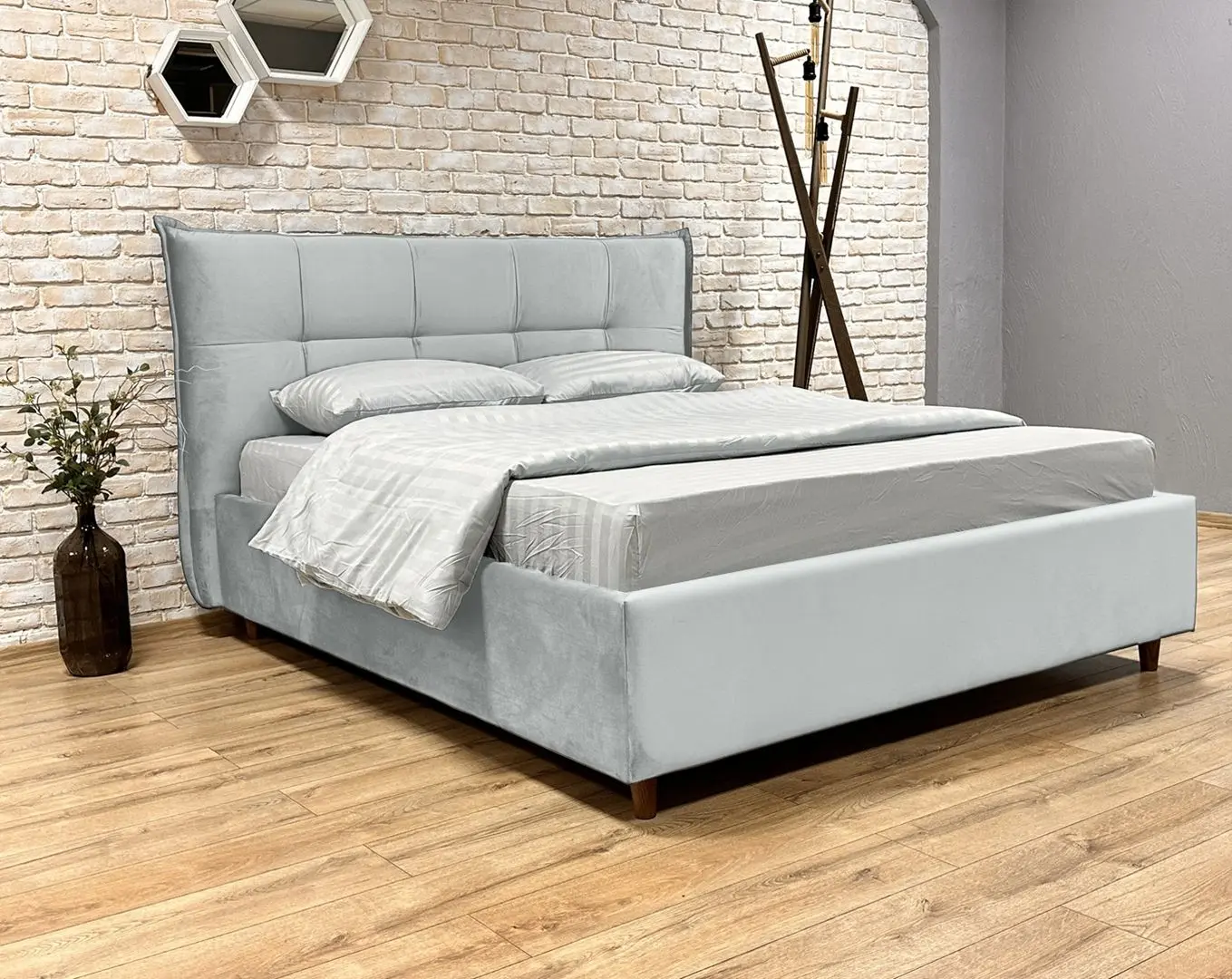 Pat Charmbed Premium Lesley Laguna 42 160x200 (Light Gray)