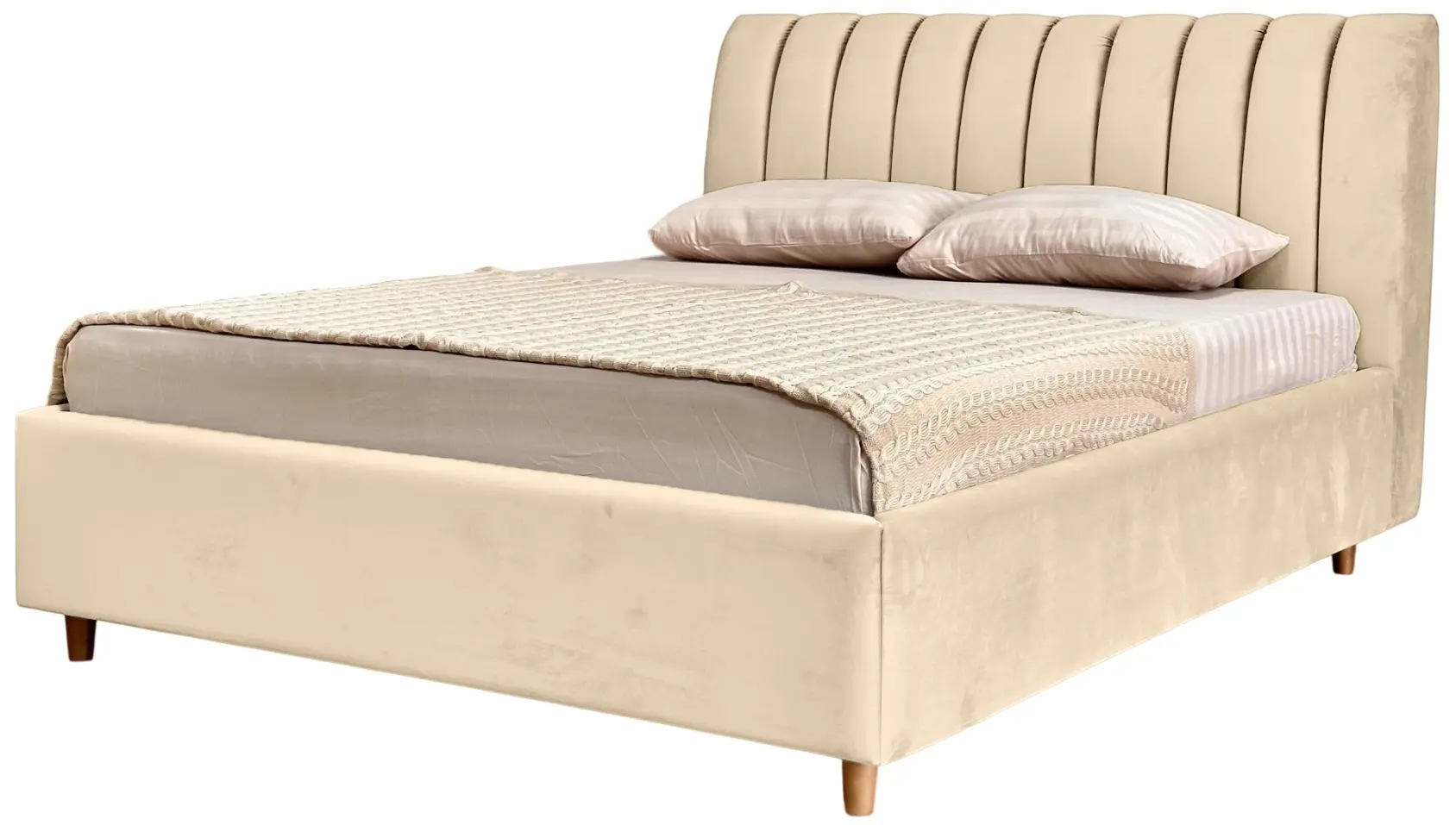 Кровать Charmbed Premium Margo 160x200 Laguna 03 (Cream) - 4