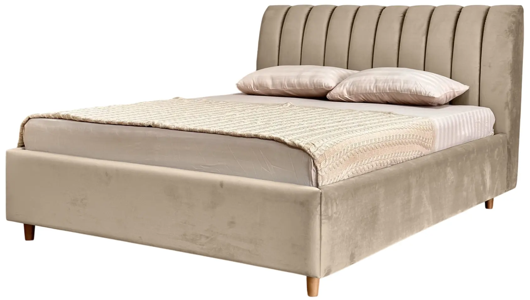 Кровать Charmbed Premium Margo 160x200 Laguna 07 (Beige) - 4