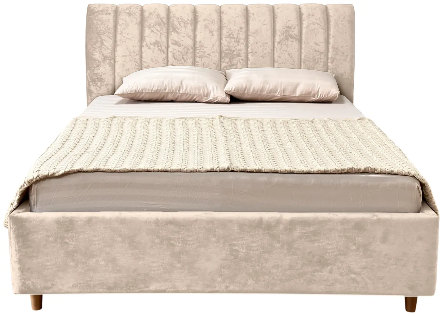 Кровать Charmbed Premium Margo 160x200 Malibu 11 (Beige) - 3