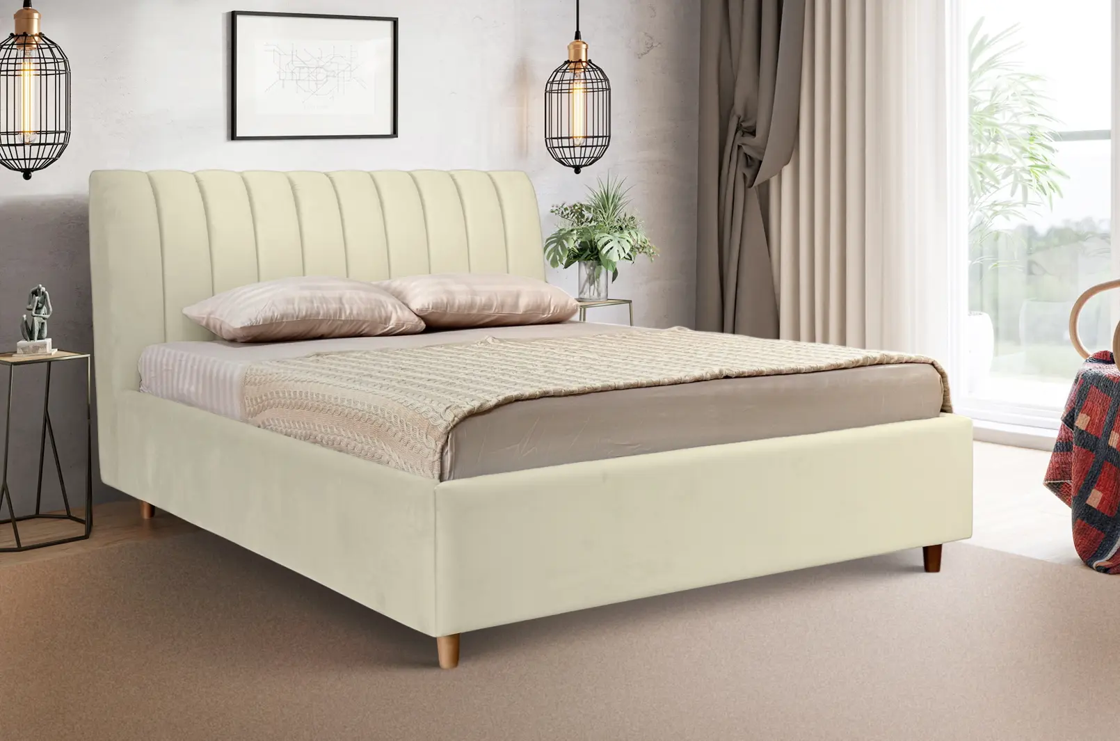 Pat Charmbed Premium Margo 180x200 Laguna 03 (Ivory)