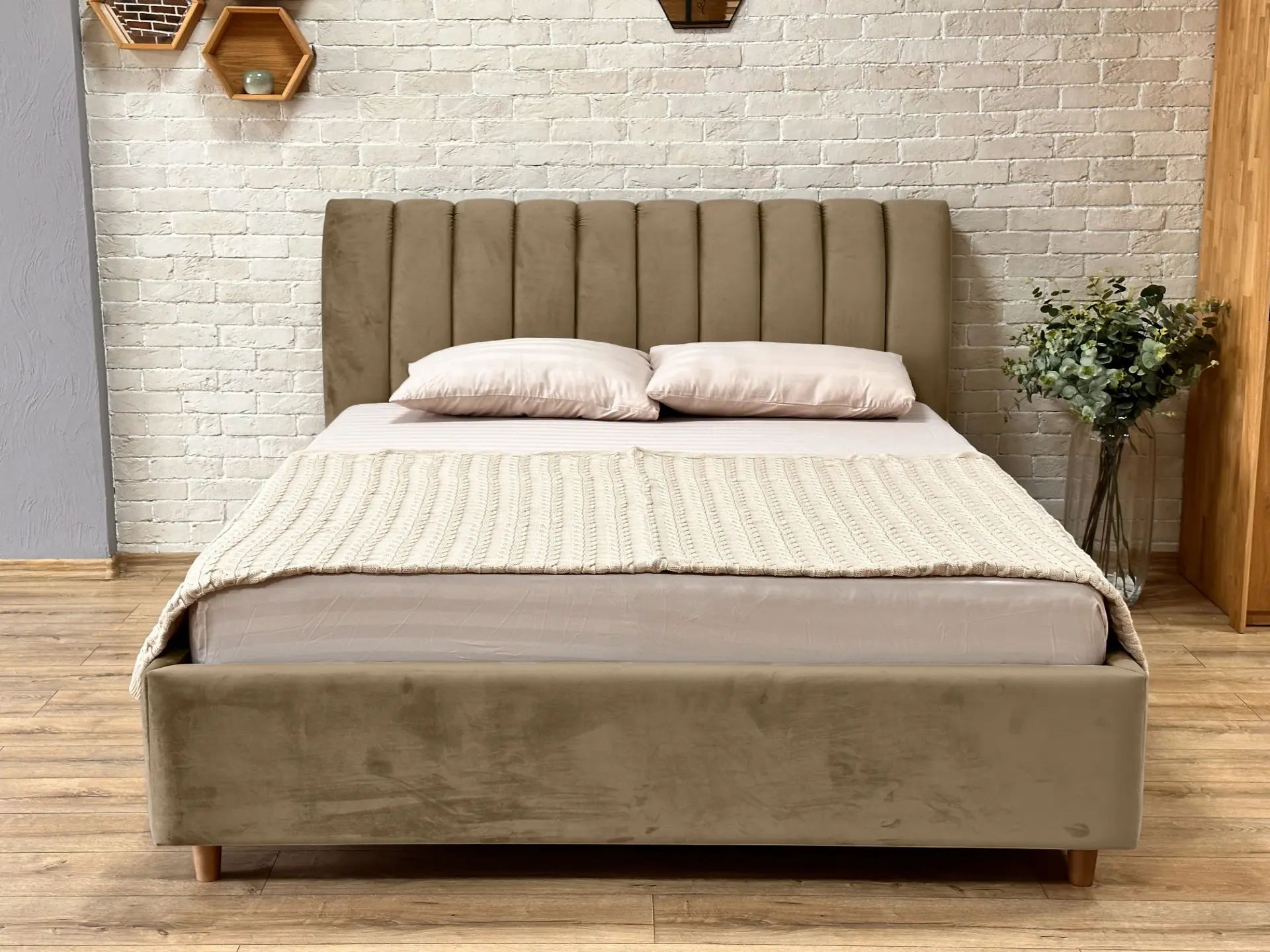 Кровать Charmbed Premium Margo 180x200 Laguna 06 (Cappuccino) - 2