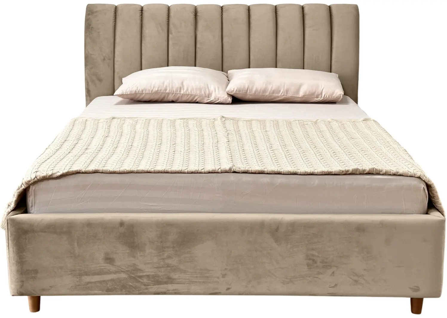 Кровать Charmbed Premium Margo 180x200 Laguna 07 (Beige) - 3