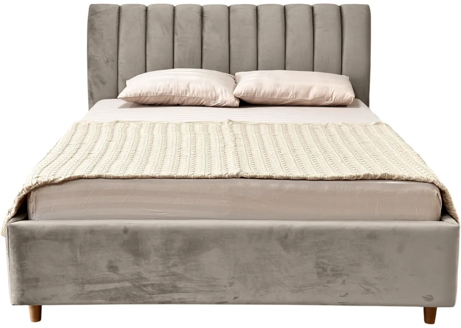 Кровать Charmbed Premium Margo 180x200 Laguna 09 (Stone Gray) - 3