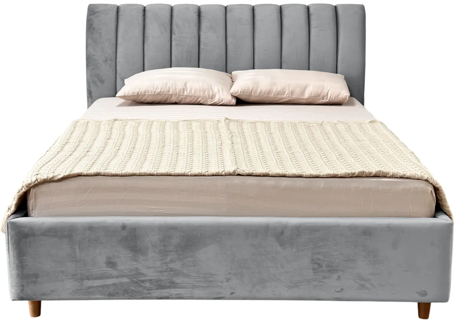 Кровать Charmbed Premium Margo 180x200 Laguna 42 (Light Gray) - 3