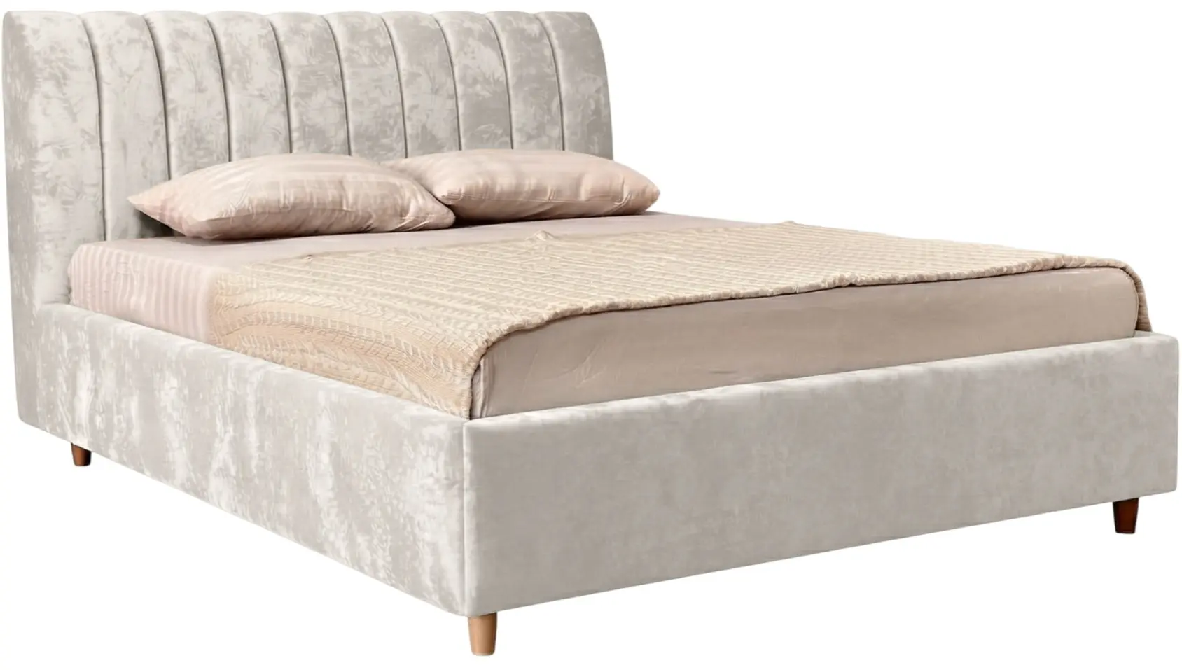 Кровать Charmbed Premium Margo 180x200 Malibu 02 (Light Gray) - 2