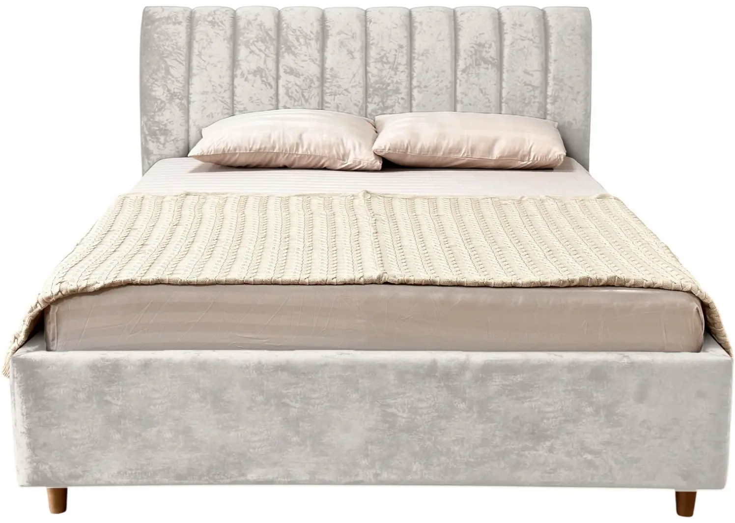 Кровать Charmbed Premium Margo 180x200 Malibu 02 (Light Gray) - 3