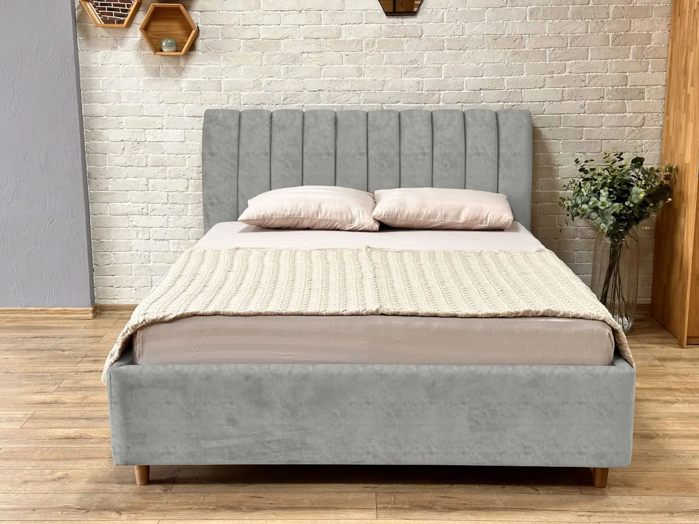 Кровать Charmbed Premium Margo Malibu 02 160x200 (Dark Gray) - 2
