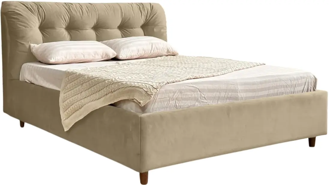 Кровать Charmbed Premium Victoria 180x200 Laguna 07 (Beige) - 2