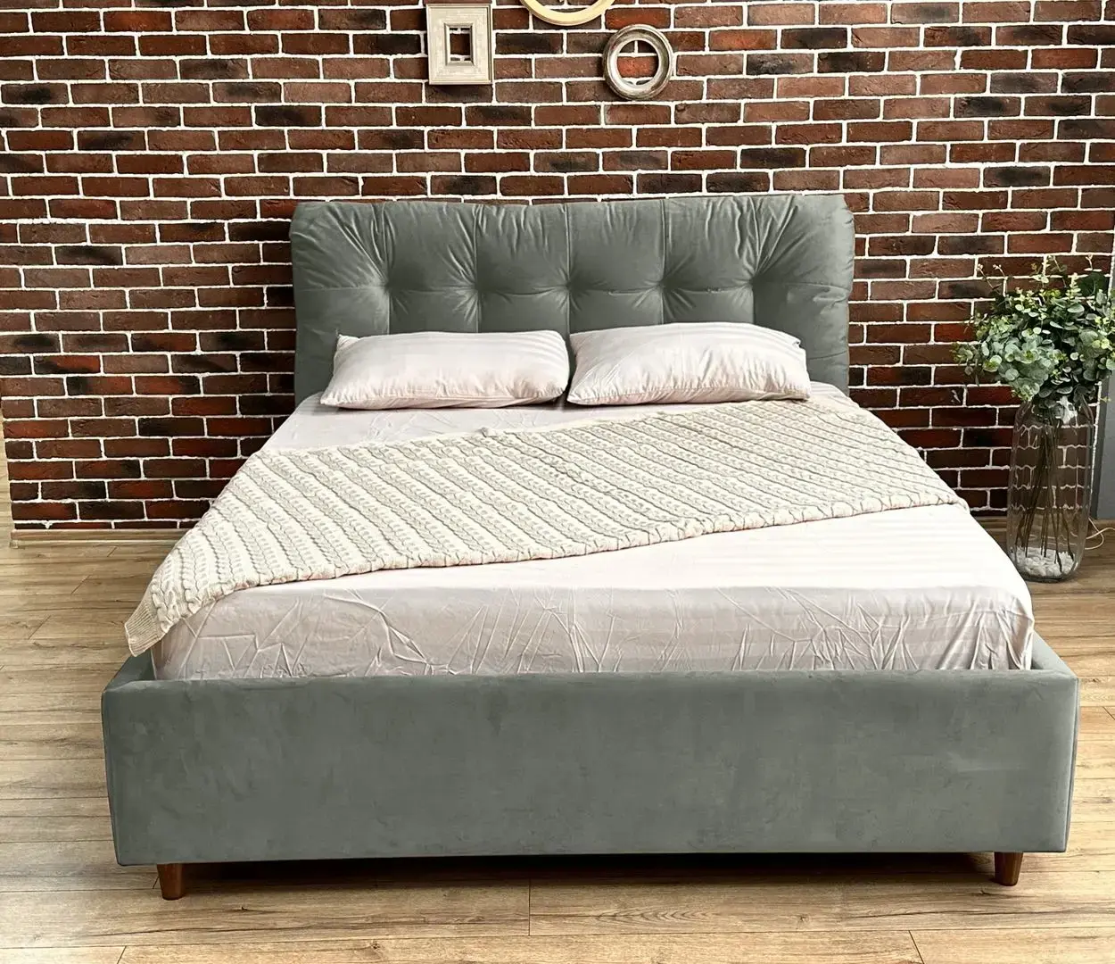 Кровать Charmbed Premium Victoria 180x200 Laguna 43 (Dark Grey) - 2