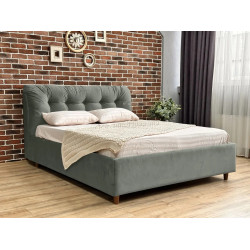 Кровать Charmbed Premium Victoria 180x200 Laguna 43 (Dark Grey)
