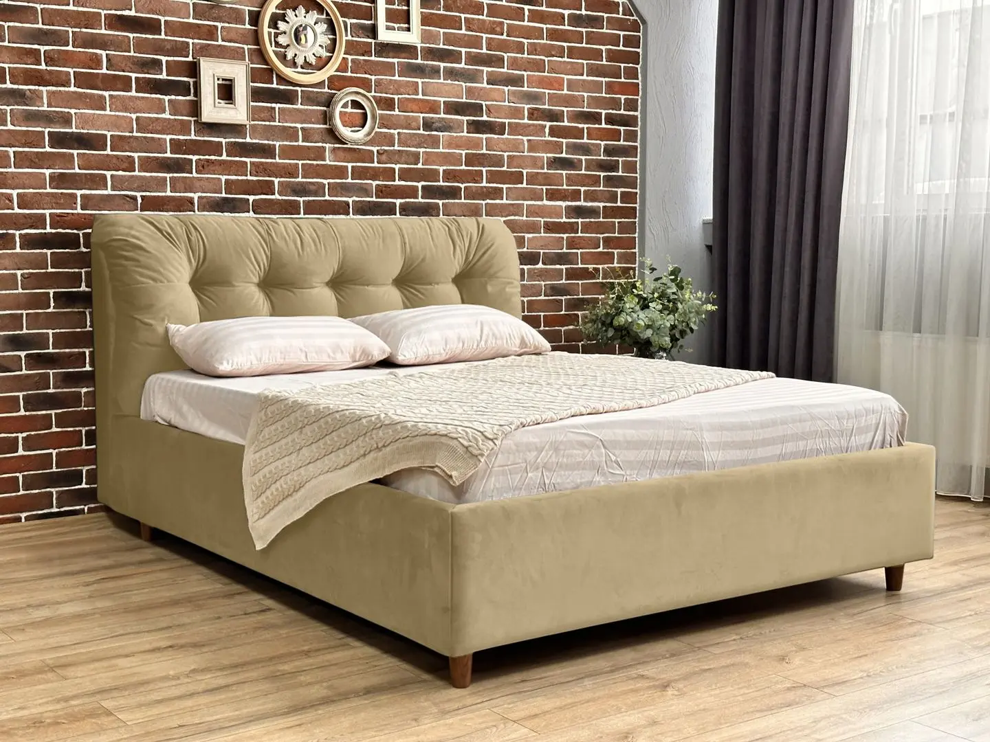 Кровать Charmbed Premium Victoria Laguna 06 160x200 (Cappuccino)