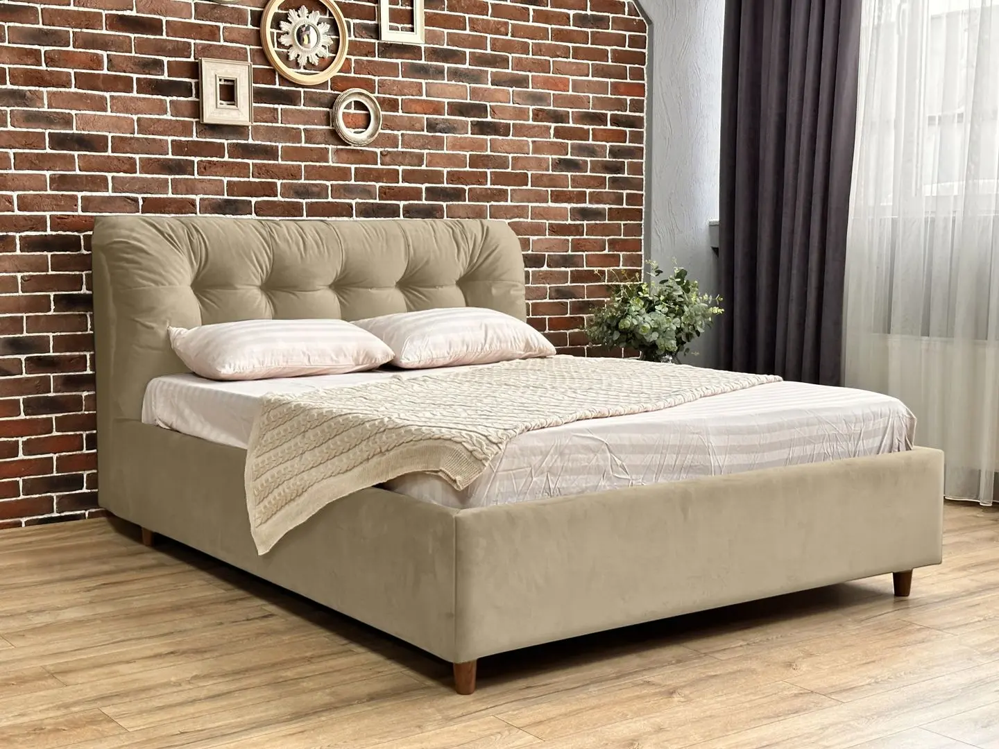 Кровать Charmbed Premium Victoria Laguna 07 160x200 (Beige)