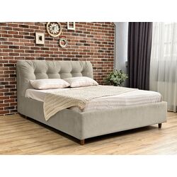 Кровать Charmbed Premium Victoria Laguna 08 160x200 (Gray-Beige) Thumb