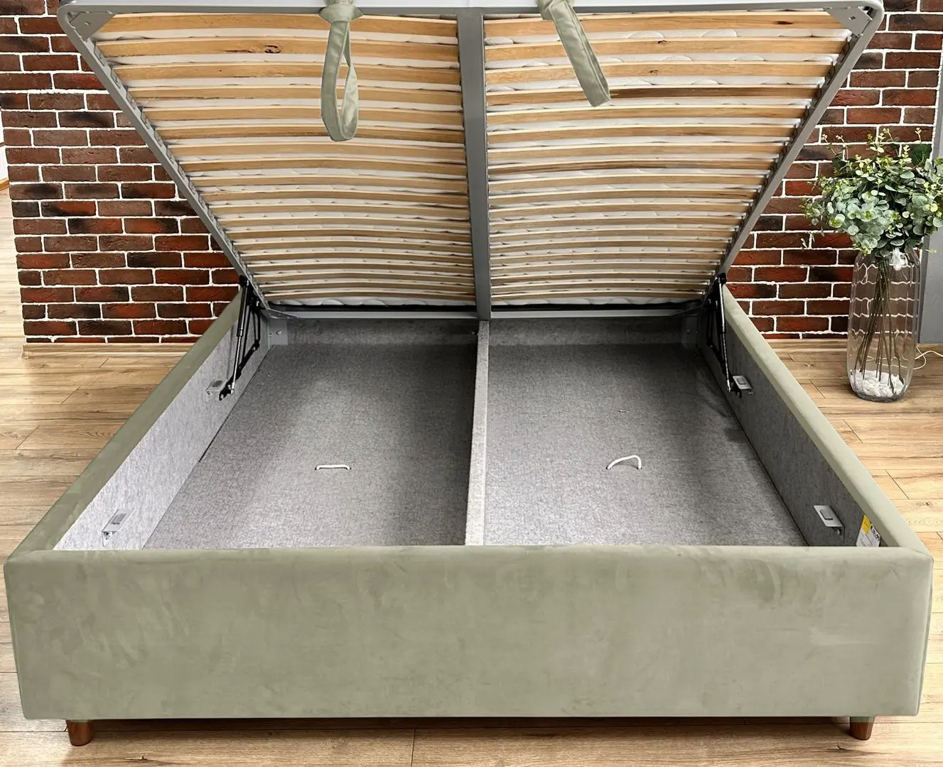 Кровать Charmbed Premium Victoria Laguna 09 160x200 (Stone Gray) - 3