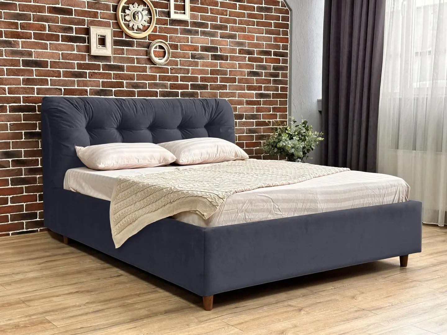 Pat Charmbed Premium Victoria Laguna 44 160x200 (Graphite)