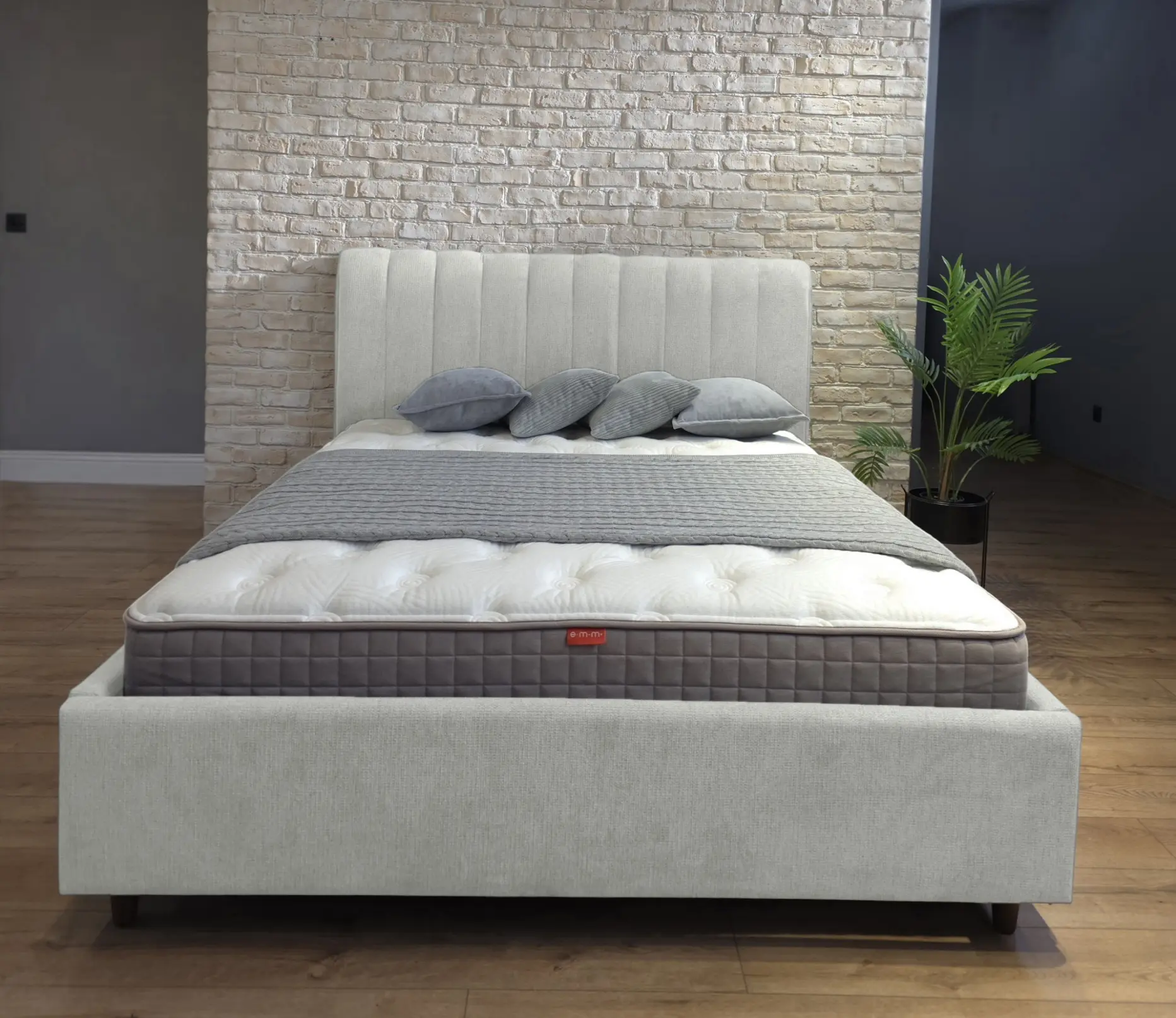 Кровать Charmbed Rita Prestige 140x200 Glow 03 (Fossil) - 2
