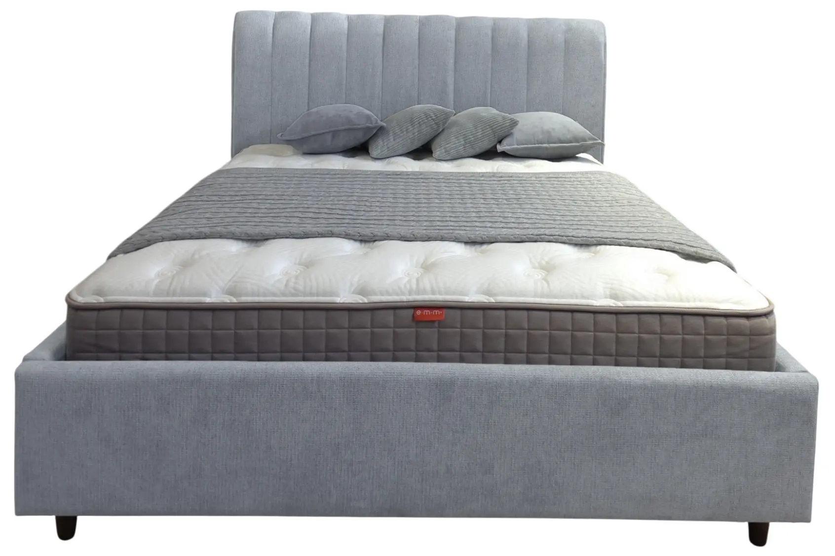 Кровать Charmbed Rita Prestige 140x200 Glow 15 (Light Grey) - 3