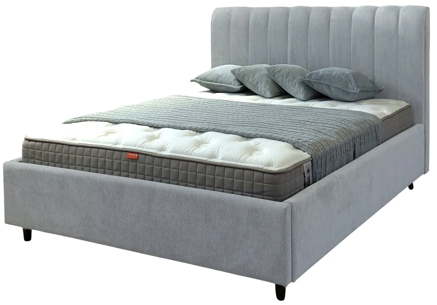Кровать Charmbed Rita Prestige 140x200 Glow 15 (Light Grey) - 4