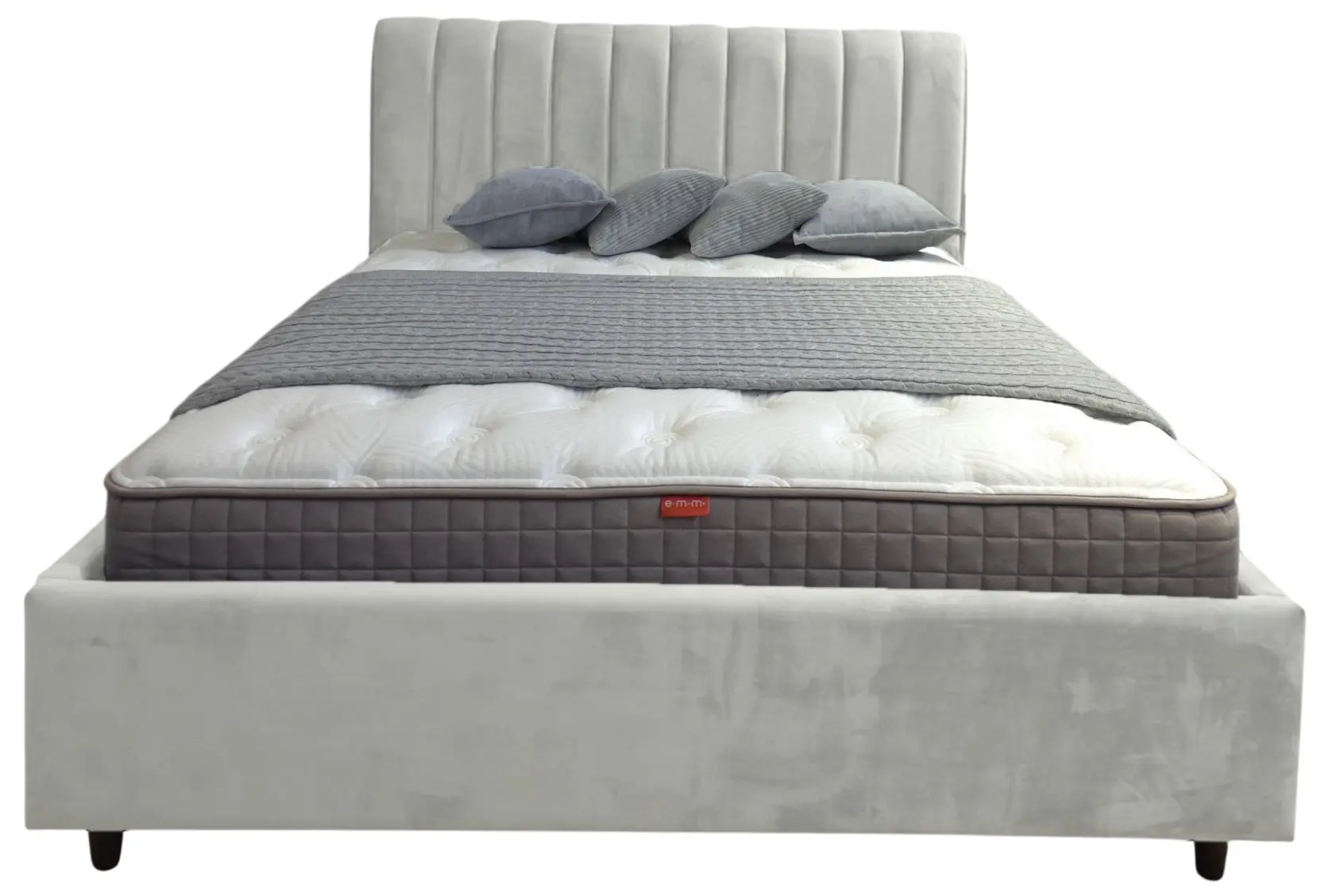 Кровать Charmbed Rita Prestige 140x200 Velluto 02 (Beige) - 3
