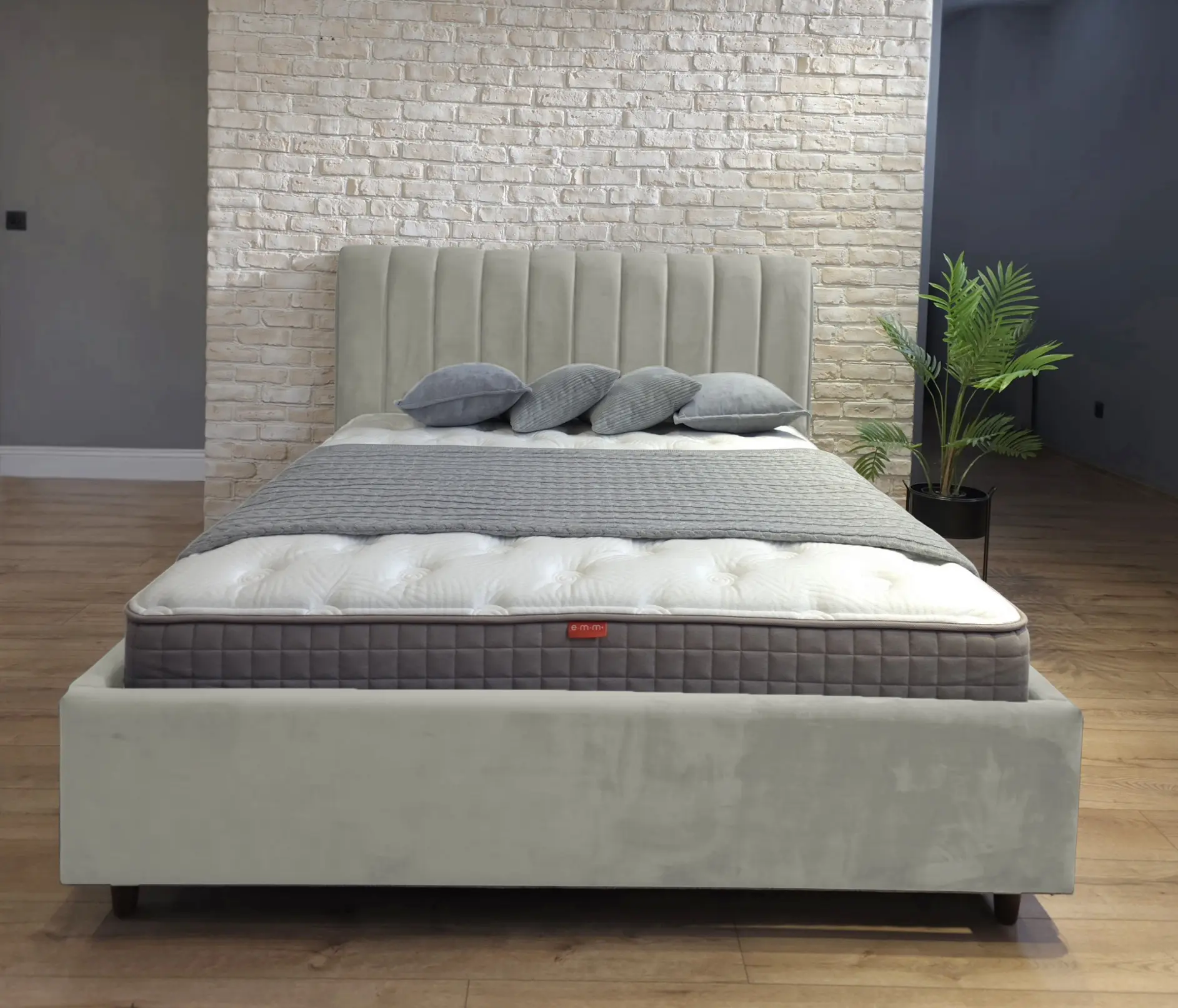 Кровать Charmbed Rita Prestige 140x200 Velluto 03 (Mika) - 2