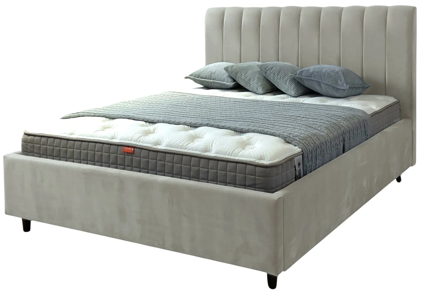 Кровать Charmbed Rita Prestige 140x200 Velluto 03 (Mika) - 4