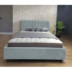 Кровать Charmbed Rita Prestige 140x200 Velluto 15 (Silver) Thumb