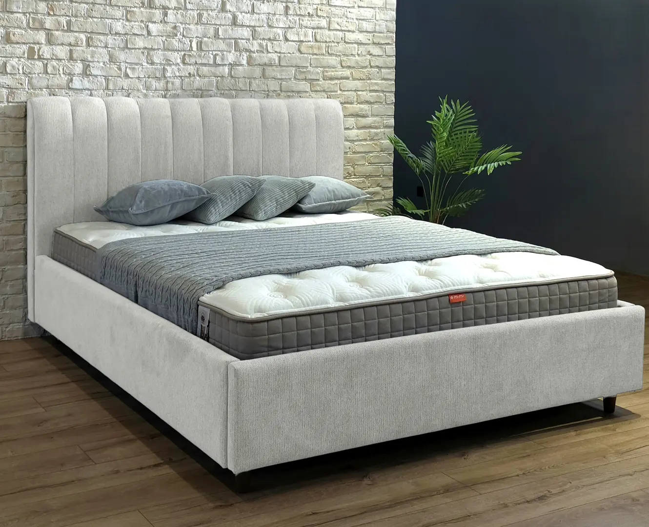 Кровать Charmbed Rita Prestige 160x200 Glow 03 (Fossil)