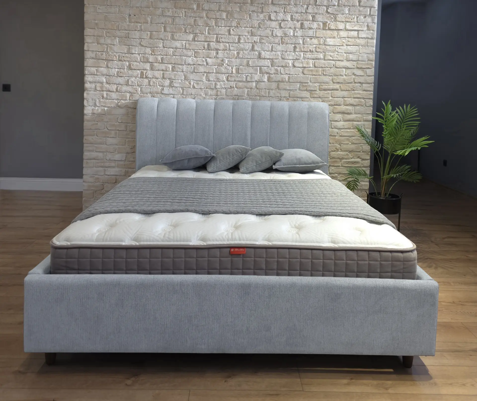 Pat Charmbed Rita Prestige 160x200 Glow 15 (Light Grey) - 2