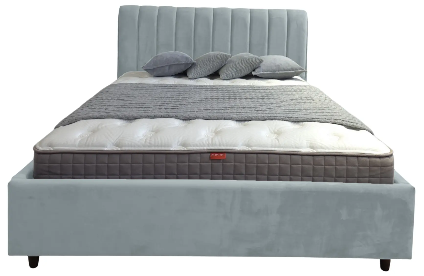 Кровать Charmbed Rita Prestige 160x200 Velluto 15 (Silver) - 3