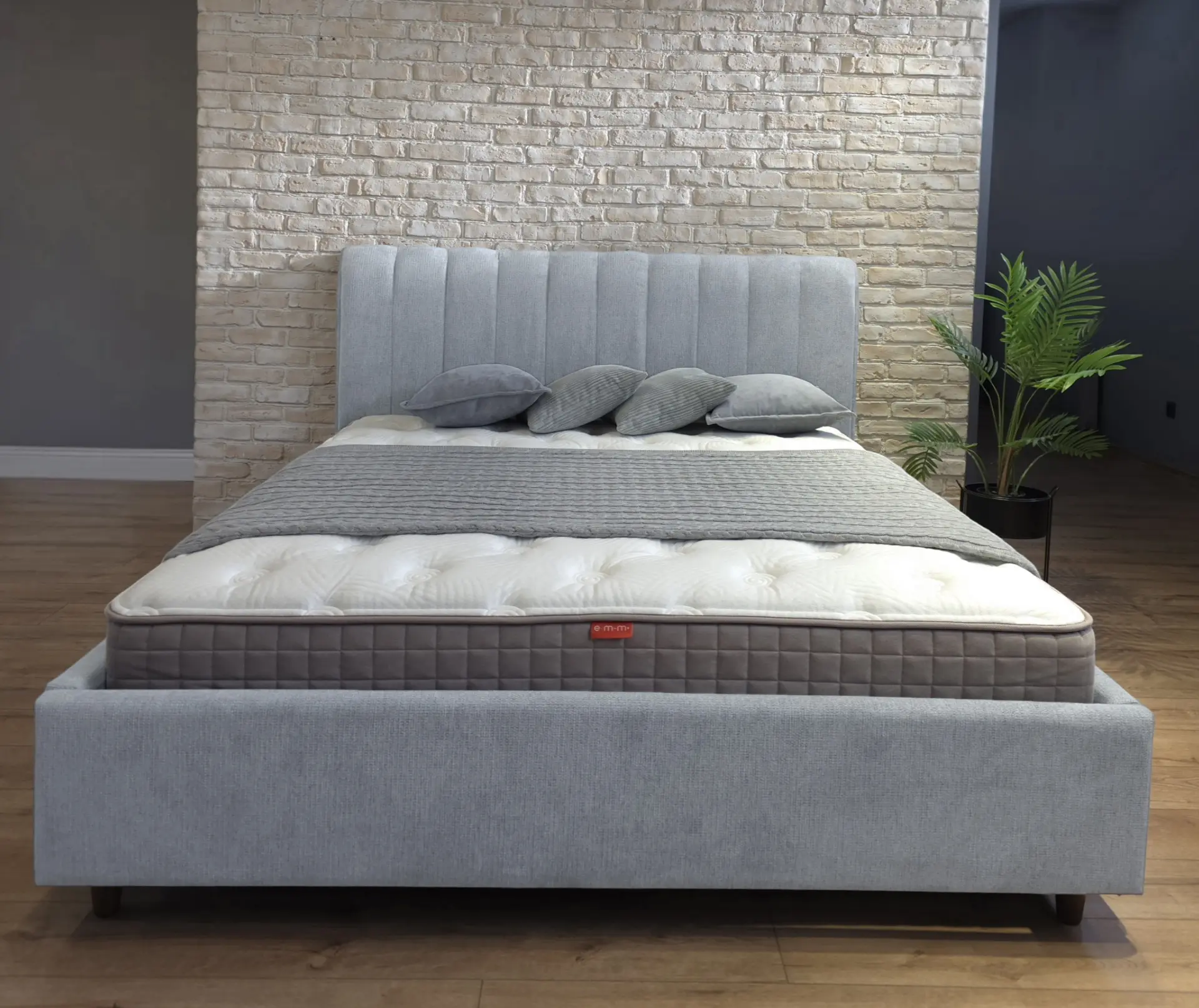 Кровать Charmbed Rita Prestige 180x200 Glow 15 (Light Grey) - 2