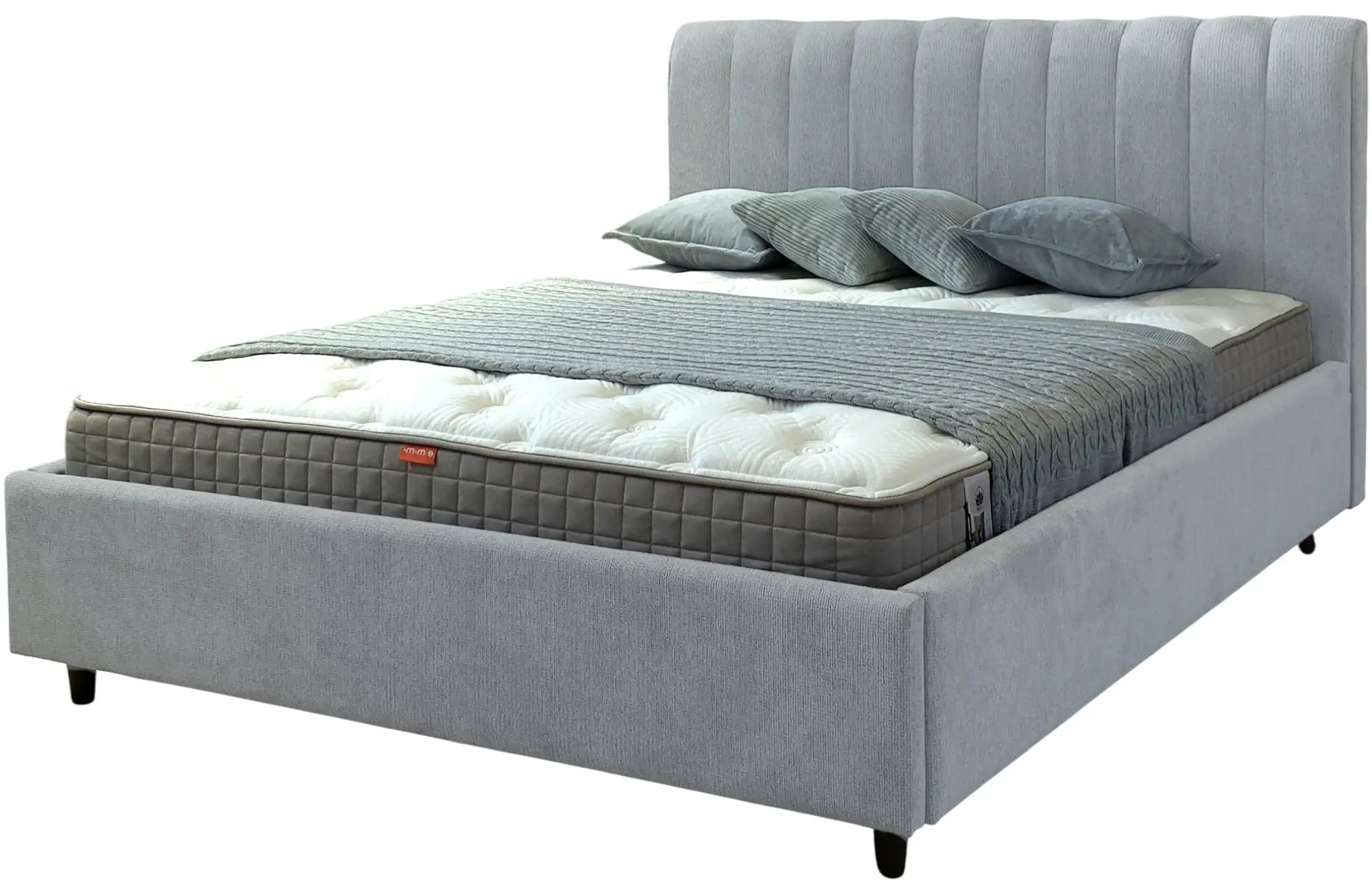 Кровать Charmbed Rita Prestige 180x200 Glow 15 (Light Grey) - 4
