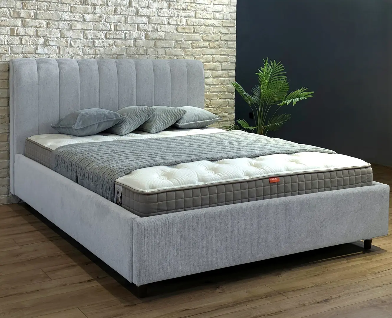Кровать Charmbed Rita Prestige 180x200 Glow 15 (Light Grey)