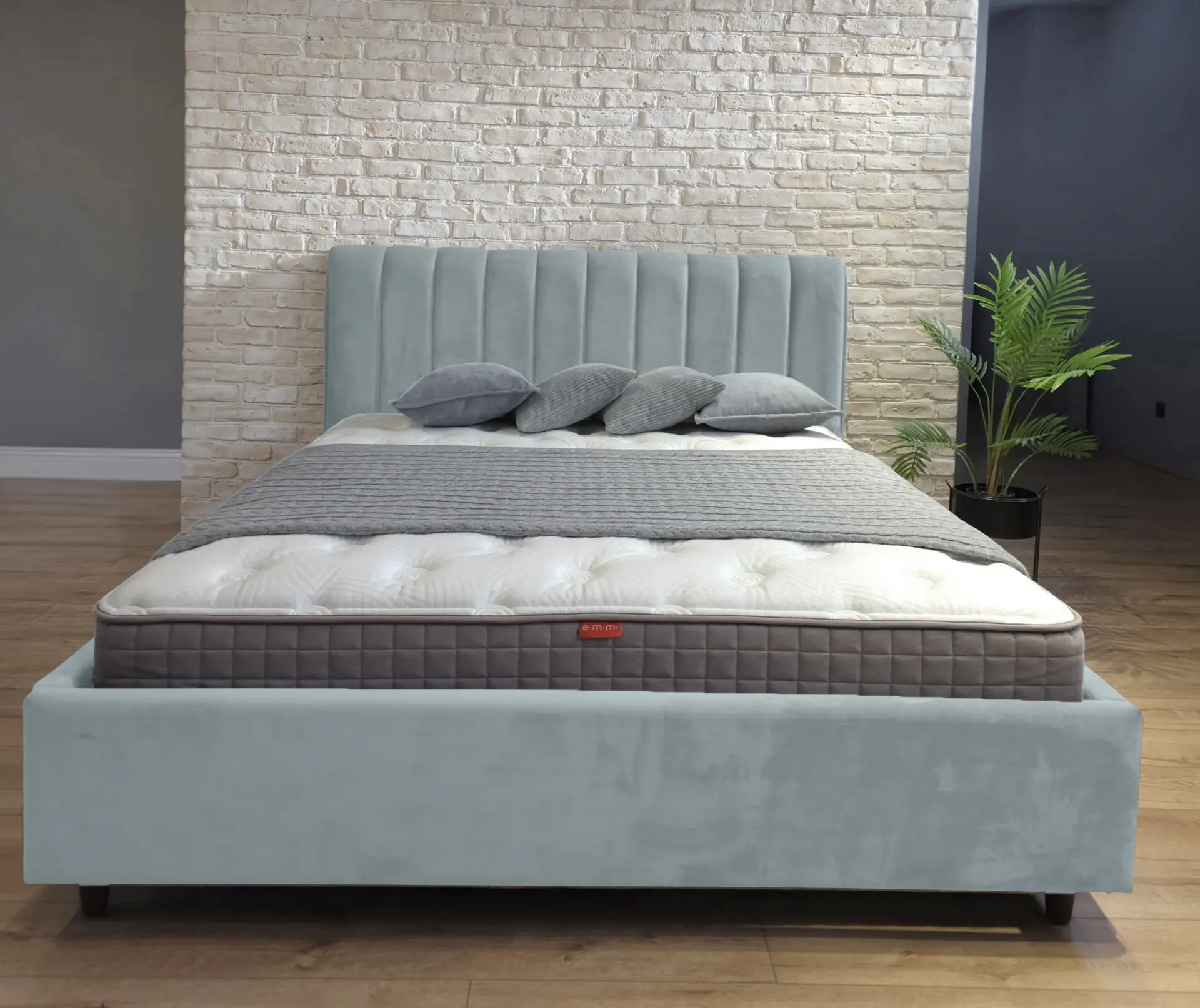 Кровать Charmbed Rita Prestige 180x200 Velluto 15 (Silver) - 2