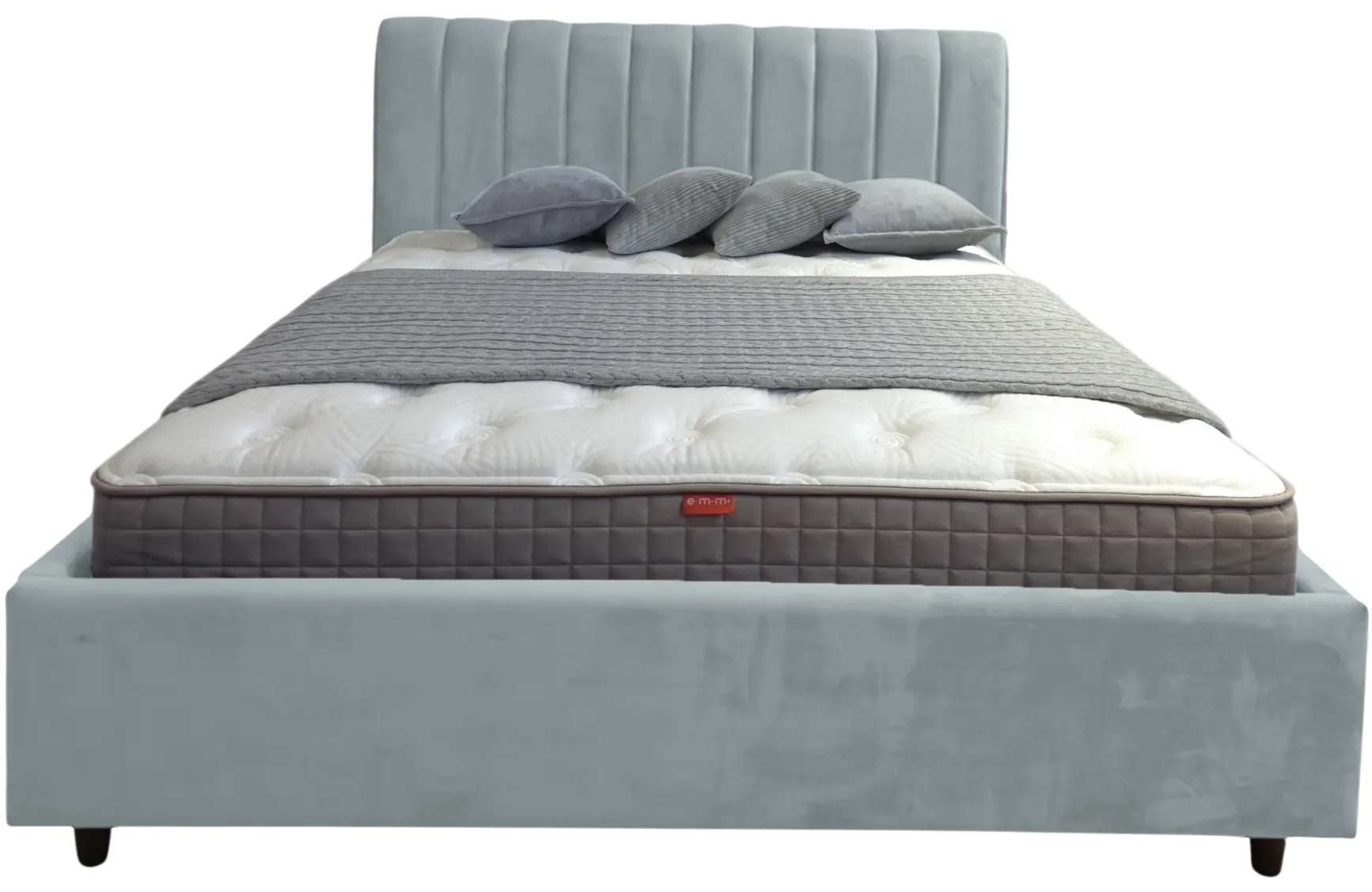Кровать Charmbed Rita Prestige 180x200 Velluto 15 (Silver) - 3