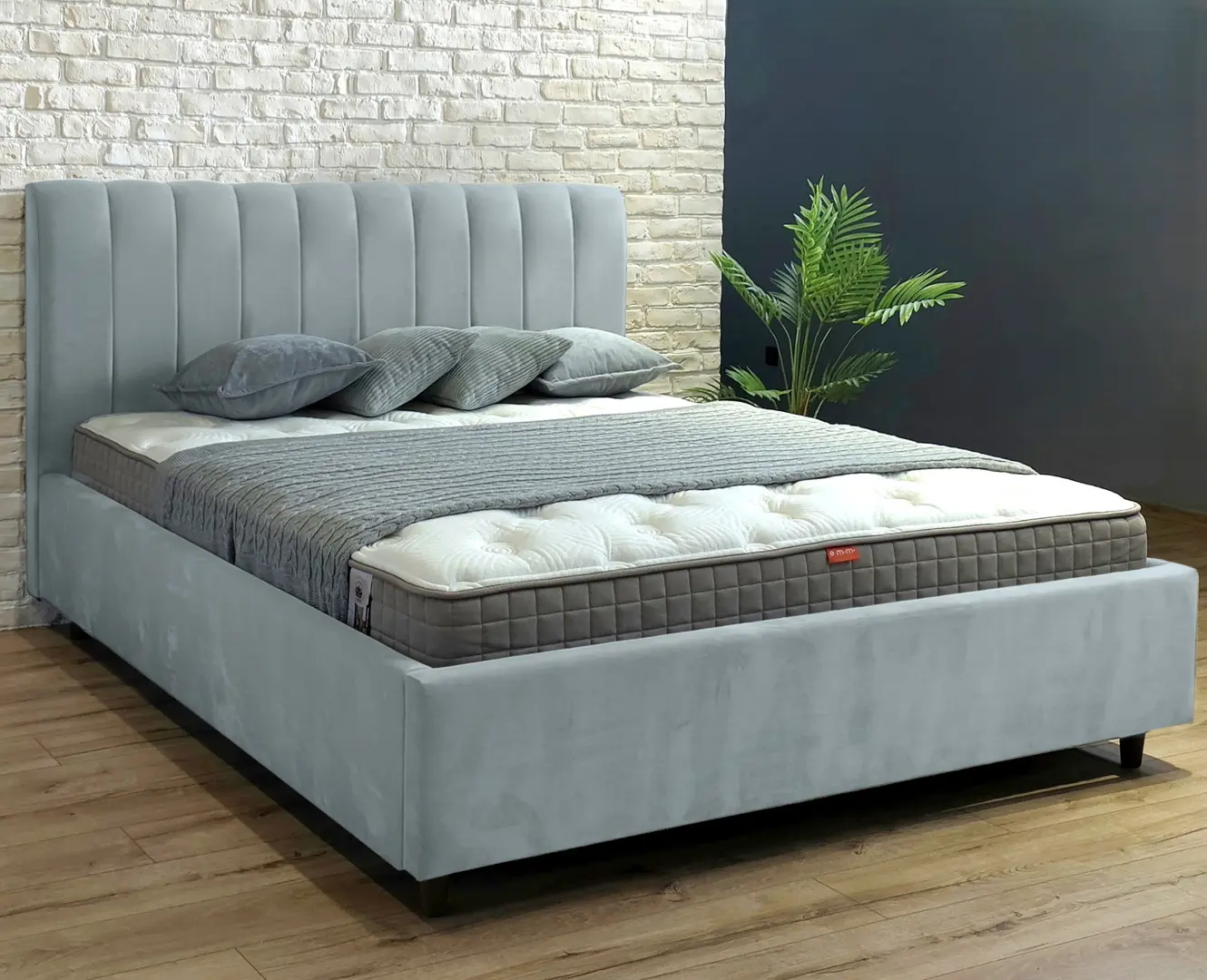 Кровать Charmbed Rita Prestige 180x200 Velluto 15 (Silver)