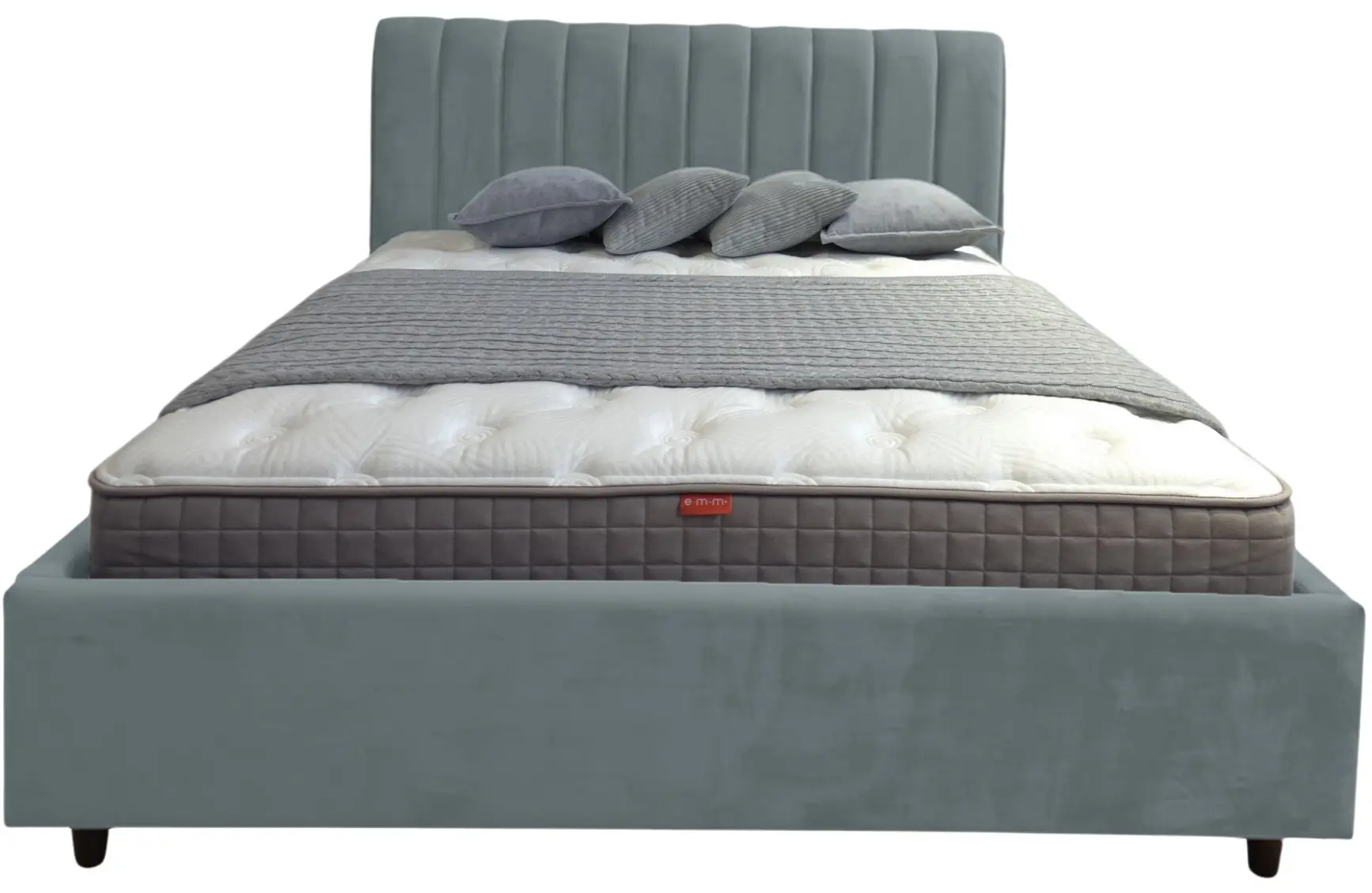 Кровать Charmbed Rita Prestige 180x200 Velluto 16 (Grey) - 3