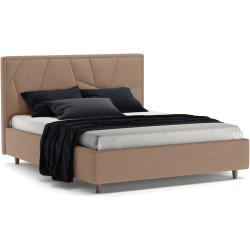 Кровать Charmbred Confort Seul Modern 140x200 Velluto 03 (Mika/Walnut) Thumb