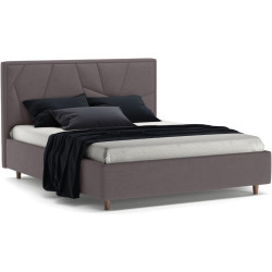 Кровать Charmbred Confort Seul Modern 180x200 Velluto 16 (Grey/Walnut) Thumb