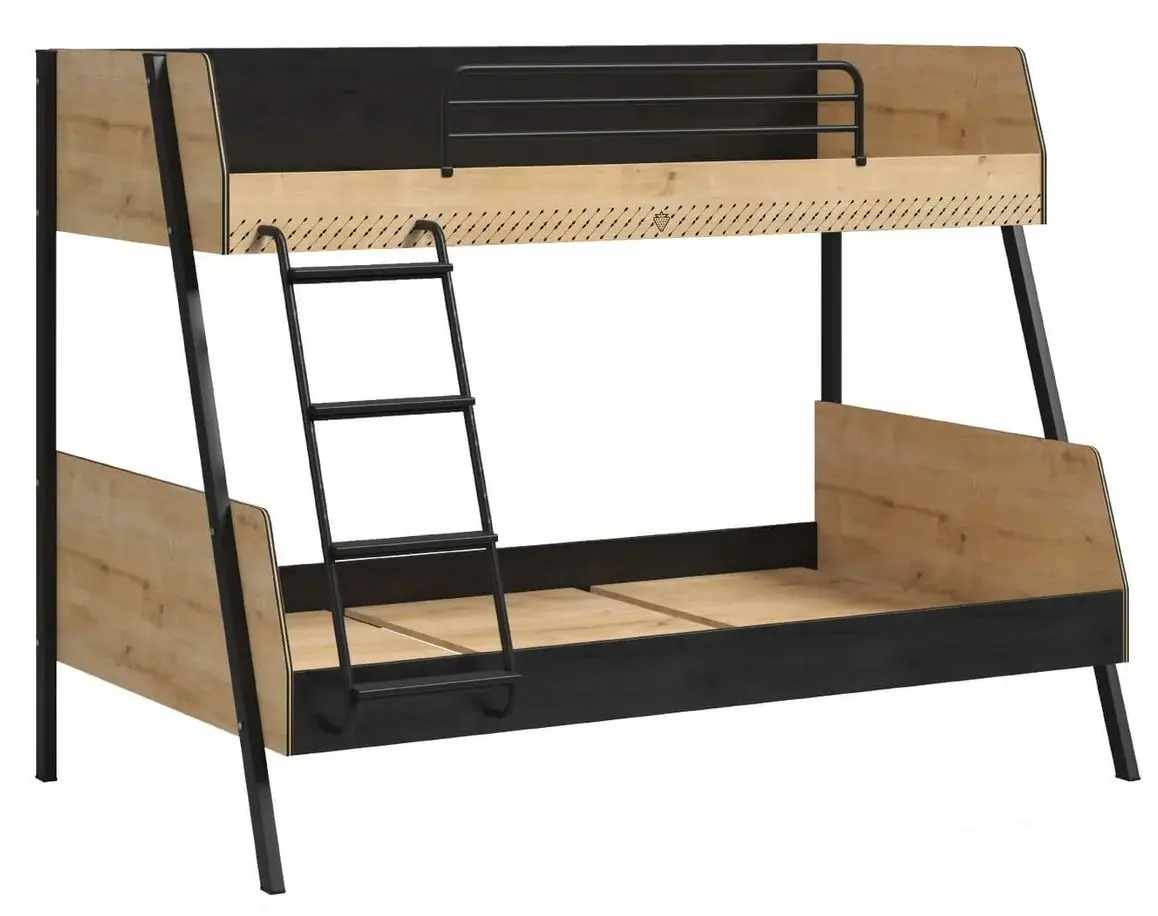 Pat suprapus Cilek Black 20.58.1403.00 90/120x200 (Blak/Wood)