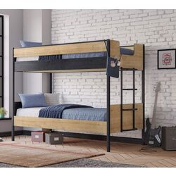 Pat suprapus Cilek Black Line 20.58.1404.00 90x200 (Blak/Wood) Thumb