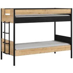 Pat suprapus Cilek Black Line 20.58.1404.00 90x200 (Blak/Wood)