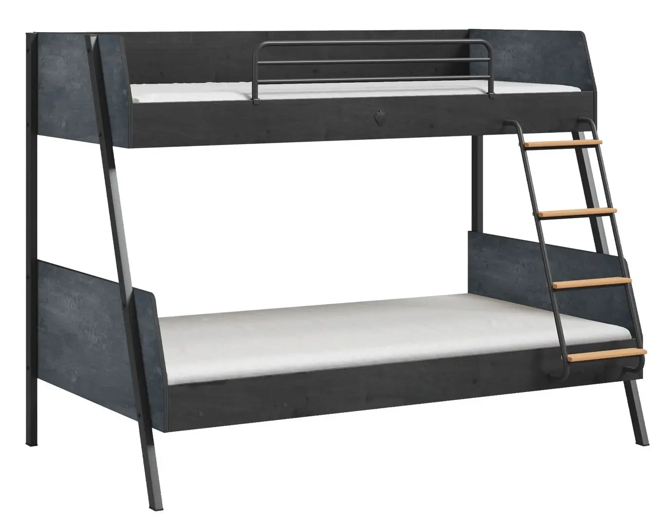 Pat suprapus Cilek Dark Metal 20.52.1403.00 90/120x200 (Blak/Gray)