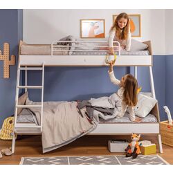 Двухъярусная кровать Cilek Modera 20.50.1403.00 90/120x200 (White/Wood) Thumb