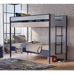 Двухъярусная кровать Cilek Trio Line 20.40.1404.00 90x200 (Blue/Light Blue/Wood) Thumb