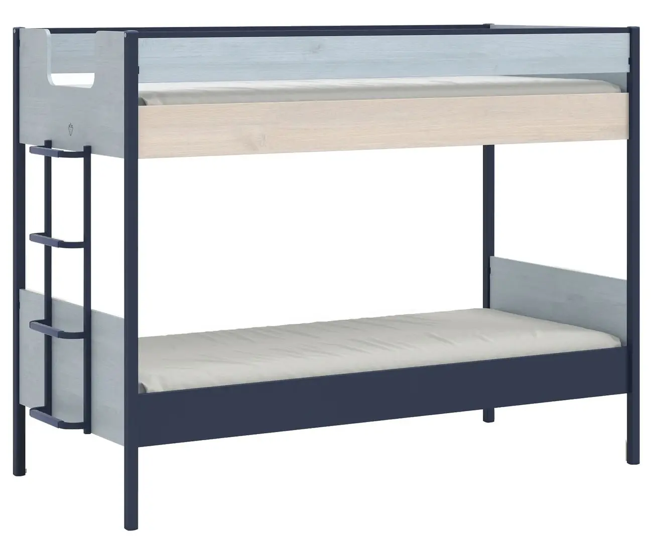 Двухъярусная кровать Cilek Trio Line 20.40.1404.00 90x200 (Blue/Light Blue/Wood)