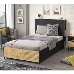 Кровать Cilek Black 20.58.1706.00 120x200 (Black/Wood) Thumb