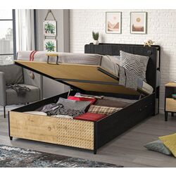 Кровать Cilek Black 20.58.1706.00 120x200 (Black/Wood) Thumb