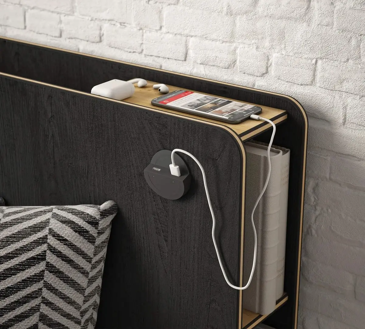 Кровать Cilek Black 20.58.1706.00 120x200 (Black/Wood) - 4